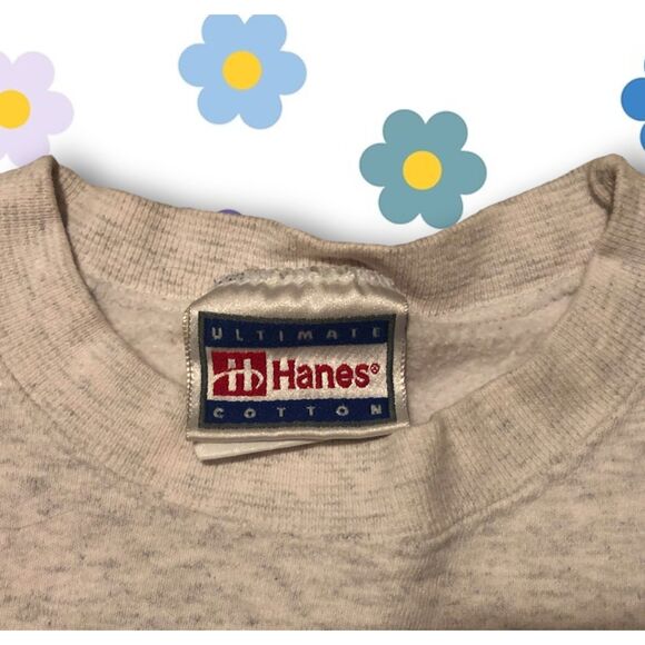 Vintage Year 2000 Embroidered Millennium Crewneck Large Y2K Ultimate Hanes - Picture 12 of 12